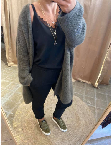 Gilet Magalie kaki