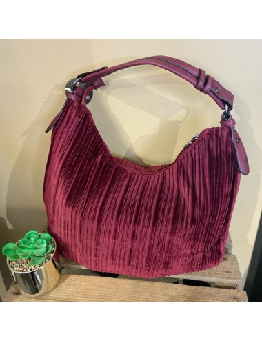 Sac à main Maeva bordeaux