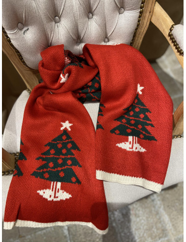 Écharpe de Noël Sapin