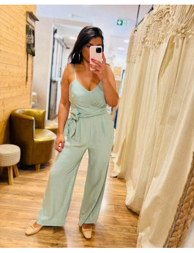 Combi pantalon Lexie sauge