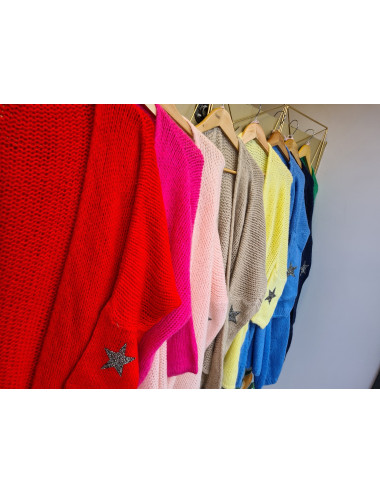 Gilet Magalie rouge