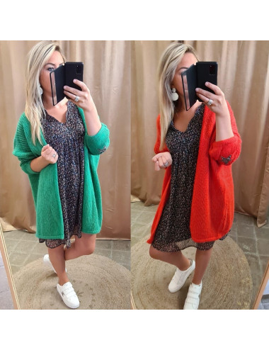Gilet Magalie rouge
